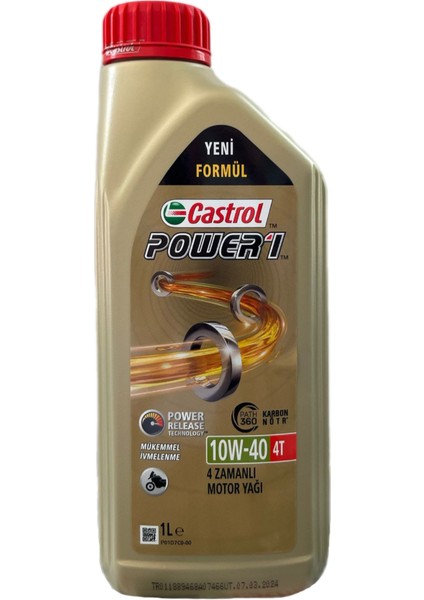 Power 1 4t 10W-40 1 Litre( Üretim Yılı 2024 )