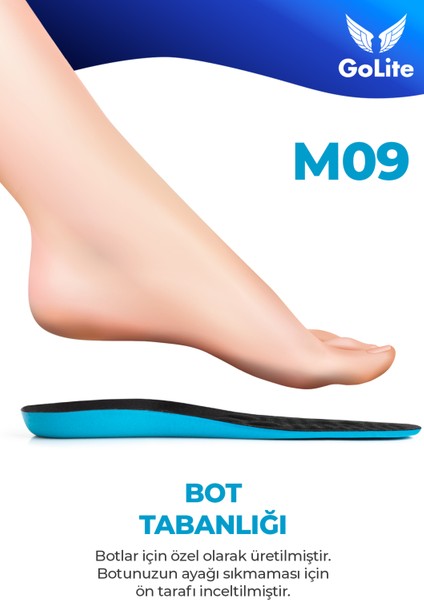 Konforlu Memory Foam Hafızalı Rahat Ayakkabı İç Tabanlık - M09