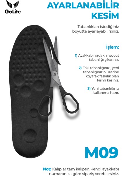 Konforlu Memory Foam Hafızalı Rahat Ayakkabı İç Tabanlık - M09