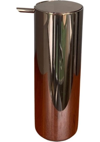 Basmalı Sıvı Sabunluk Rose Renk 300 ml - 168X60X83 mm