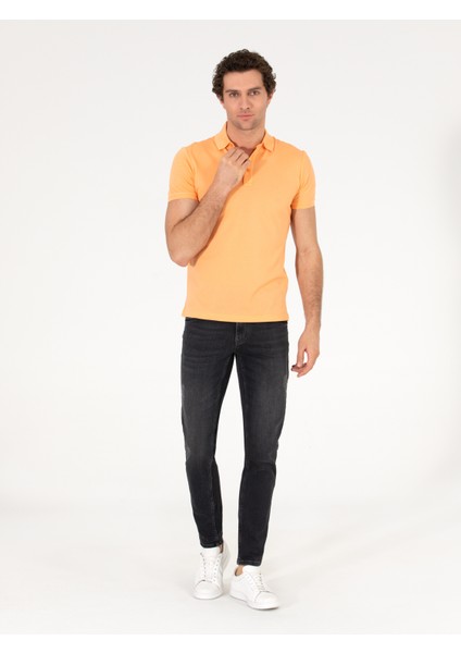 Erkek Siyah Slim Fit Jean Pantolon 50267846-DN0019