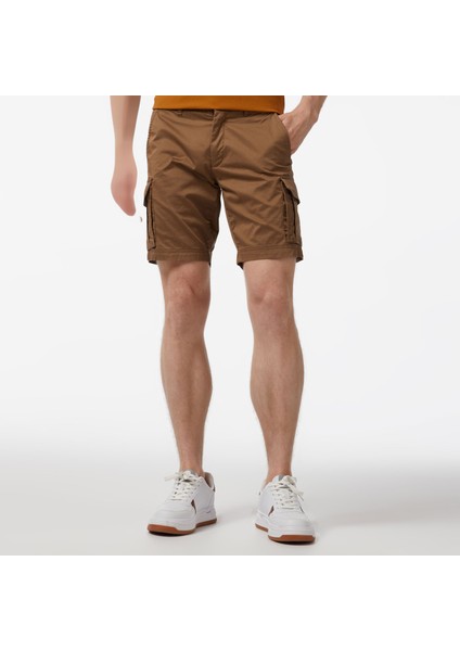 Erkek Kahverengi Regular Fit Şort B45228T.2HK