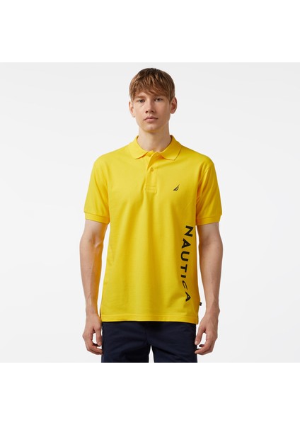 Nautıca Erkek Sarı Classıc Fıt Kısa Kollu Polo KE45508T.70E