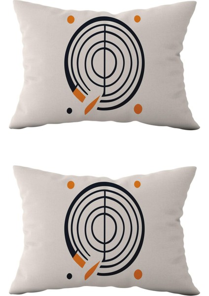 Çift Taraflı Dikdörtgen Kırlent Kılıf 2’li KL25