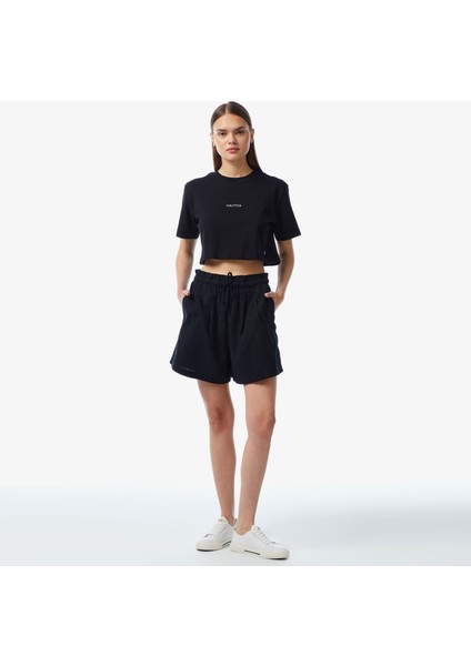 Nautıca Kadın Siyah Relaxed Fıt Şort 45B161T.0TB