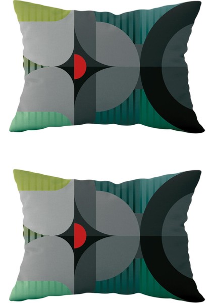 Çift Taraflı Dikdörtgen Kırlent Kılıf 2'li DS70