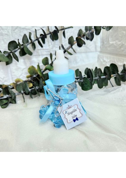 10 Adet Biberon Erkek Bebek Şekeri