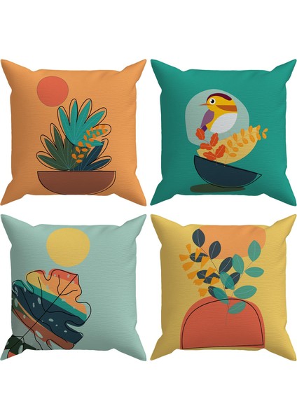 4’lü Kırlent Kılıfı Kl2