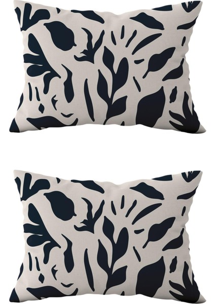 Çift Taraflı Dikdörtgen Kırlent Kılıf 2'li DS102