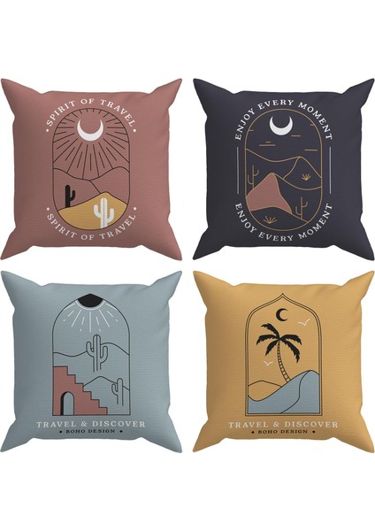 4’lü Kırlent Kılıfı Kl6