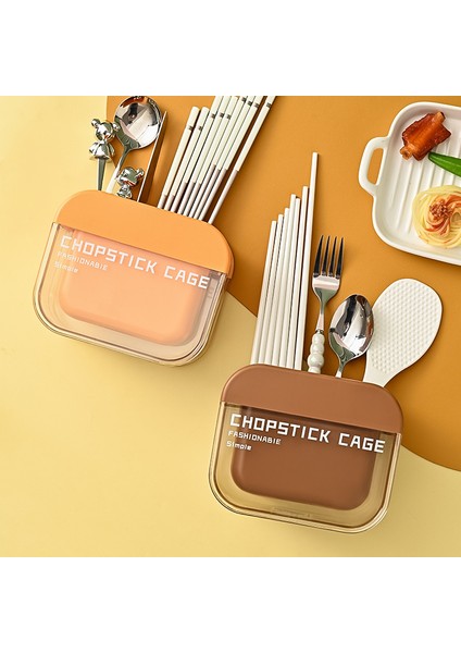 Chopstick Cage Household Yüksek Güzel Chopsticks ve Fork Drain Storage Rack (Yurt Dışından) modelleri