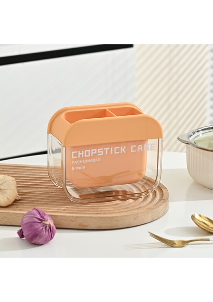 Chopstick Cage Household Yüksek Güzel Chopsticks ve Fork Drain Storage Rack (Yurt Dışından) fırsatları