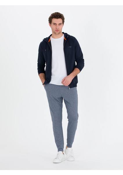 Erkek Lacivert New Slim Fit Eşofman Altı 50265594-VR033