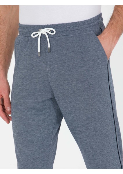 Erkek Lacivert New Slim Fit Eşofman Altı 50265594-VR033