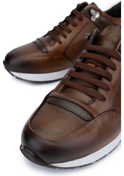 Erkek Deri Kahverengi Sneakers & Spor Ayakkabı 693 1480 Erk Ayk SK19-20 Kahve Dr/kahve Crc modelleri