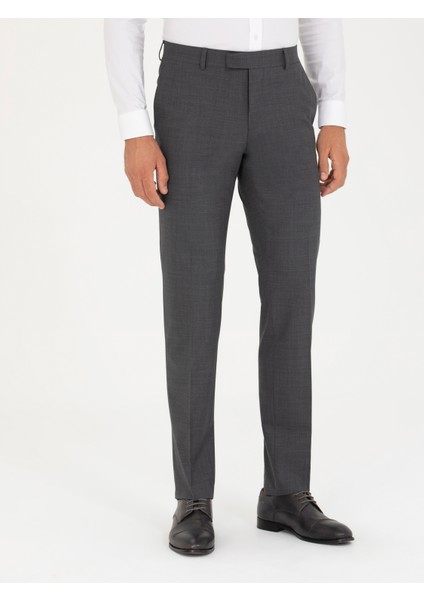 Erkek Füme Slim Fit Kumaş Pantolon 50267708-VR058 fiyatları