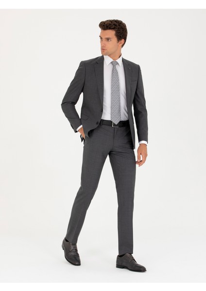 Erkek Füme Slim Fit Kumaş Pantolon 50267708-VR058 modelleri