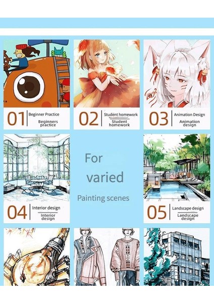 Çantalı 24 Parça Çift Uçlu Grafiti Kalem Renkli Keçeli Kalem Eskiz Illüstrasyon Tasarım Boya Kalemi fiyatları