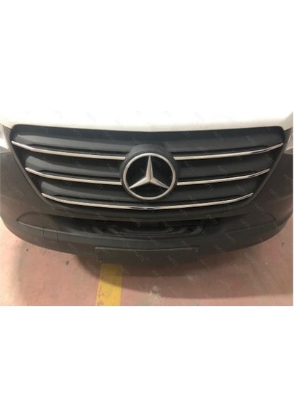 Alminox Oto Mercedes Sprinter W907 Krom Ön Panjur 5 Parça 2018> Paslanmaz Çelik