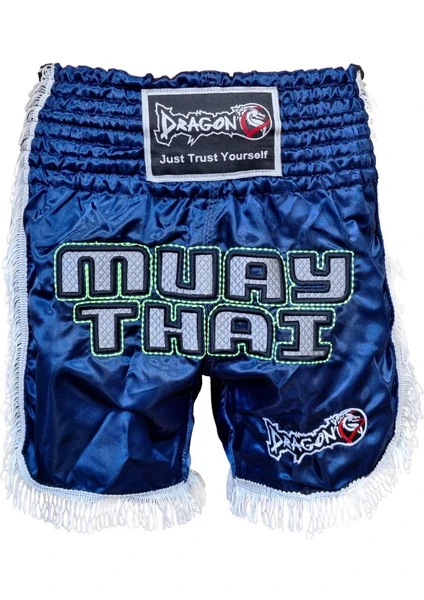 Dragondo MT3020 Muay Thai Apache Şort Püsküllü Şort Püsküllü Muay Thai Şort