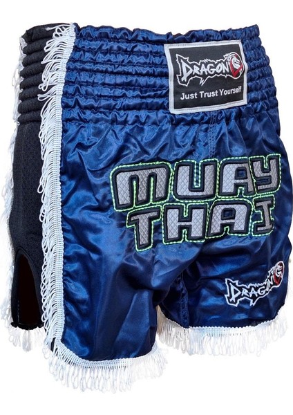 Dragondo MT3020 Muay Thai Apache Şort Püsküllü Şort Püsküllü Muay Thai Şort