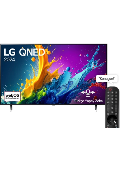 86QNED80T 86" 218 Ekran Uydu Alıcılı 4K Ultra HD Smart LED TV