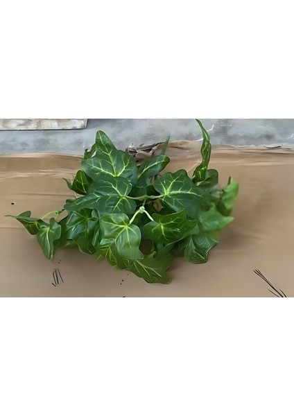 7 Dallı Yapraklı Yeşillik Demet (Mini Bodur) K.yeşil (Yapay Çiçektir)