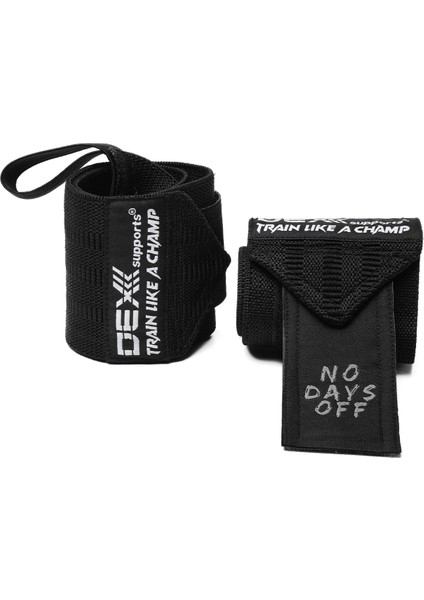 Dex Supports Lasting Energy Lifting Straps Pro + Wrist Wraps Legend Spor Bileklik  2'li Set