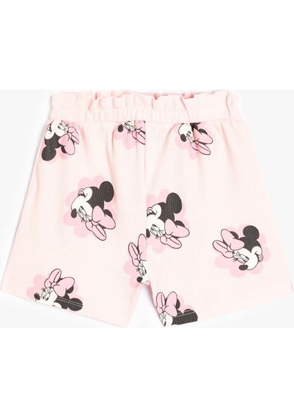 Minnie Mouse Şort Lisanslı Pamuklu