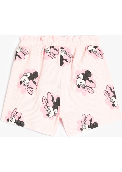 Minnie Mouse Şort Lisanslı Pamuklu