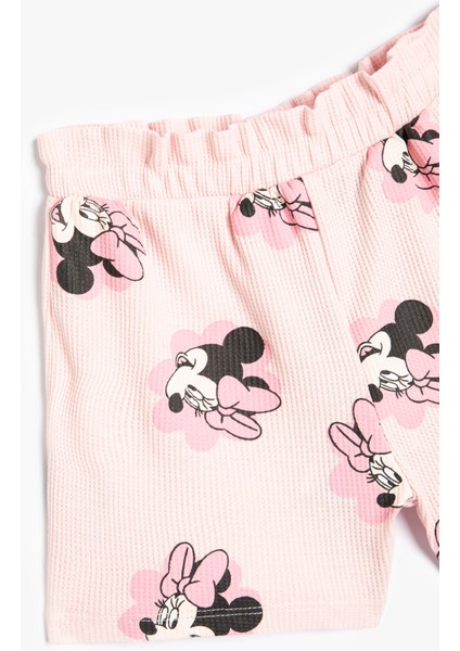 Minnie Mouse Şort Lisanslı Pamuklu