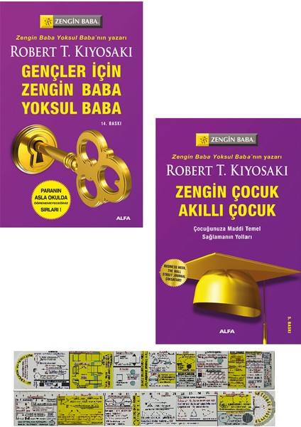 Gençler İçin Zengin Baba Yoksul Baba - Zengin Çocuk Akıllı Çocuk 2 Kitap - Robert T. Kiyosaki