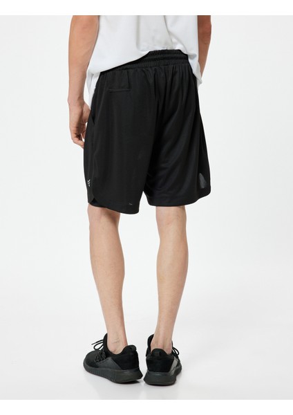 Spor Şort Taytlı Geometrik Baskılı Beli Bağcıklı Cep Detaylı fırsatları