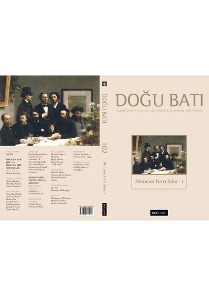 Doğu Batı Modern Batı Şiiri 102. Sayı - 2022