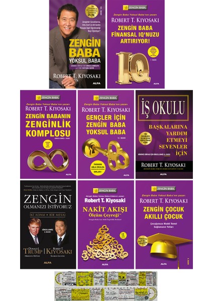 Robert T. Kiyosaki 8 Kitap Set - Matematik Öğreten Cetvel