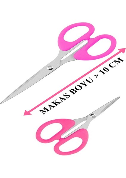 Ofis Kırtasiye Makası 10 cm Çok Amaçlı Makas Mini Makas Kağıt El Işi Makası XS001