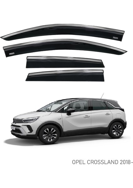 Opel Crossland x 2017 Sonrası Kromlu Cam Rüzgarlığı