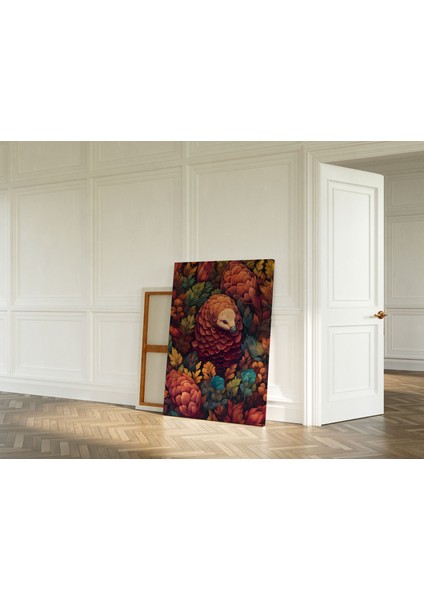 Pangolin Minimalist Modern Kanvas Tablo - Salon Oturma Odası Mutfak Ofis Için Duvar Dekoru