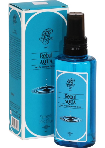 Aqua 125 ml Pet Spreyli Kolonya