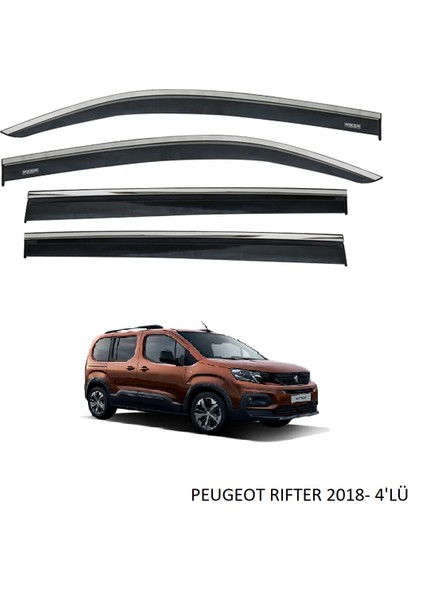 Peugeot Rifter 2019 Sonrası Kromlu Cam Rüzgarlığı