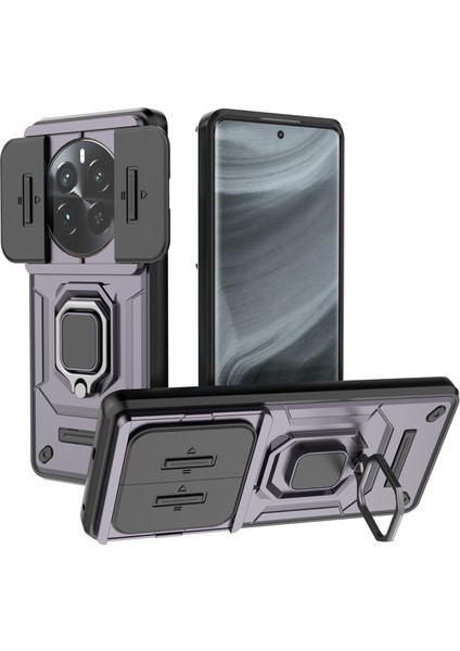 Realme 12 Pro 5g / 12 Pro Plus 5g Pc+Tpu Telefon Kabuğu, Slayt Lens Kapağı ile (Yurt Dışından)