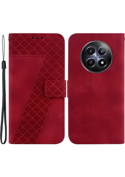 Realme 12 / 12X 5g Cüzdan Katlanabilir Stand Deri Kapak (Yurt Dışından)