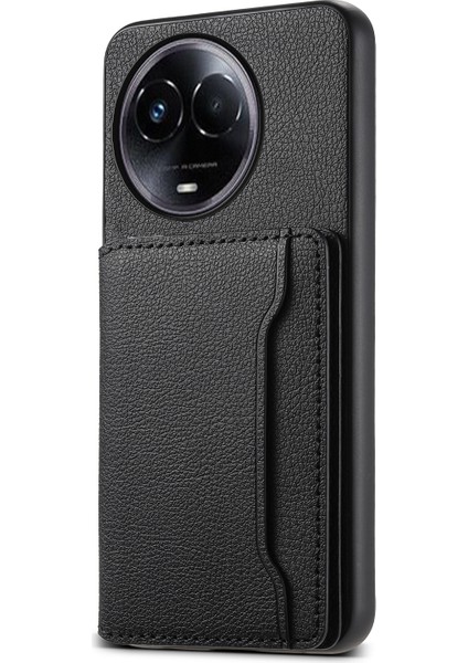 Realme 11 5g Buzağı Doku Kart Yuvaları Kılıfı (Yurt Dışından)