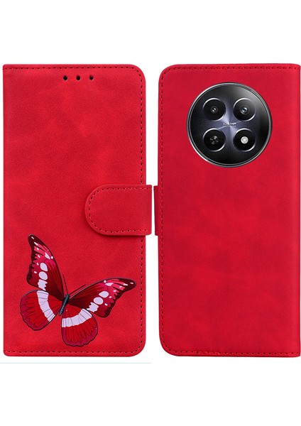 Realme 12 / 12X 5g Düşmeye Dayanıklı Deri Telefon Koruyucu Kapak (Yurt Dışından)