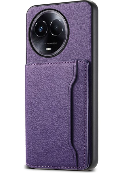 Realme 11 5g Buzağı Doku Kart Yuvaları Kılıfı (Yurt Dışından)