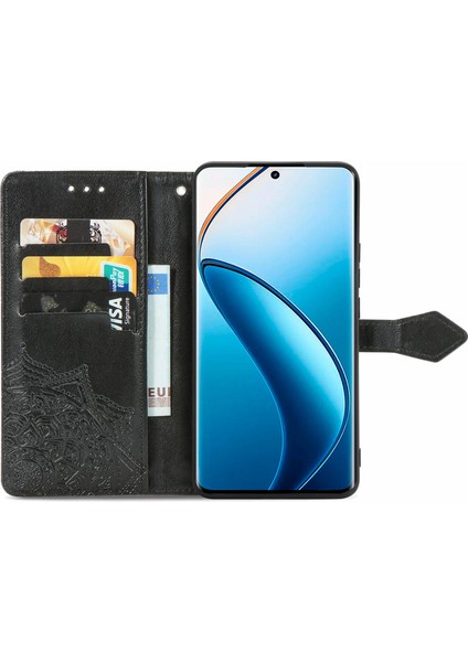 Realme 12 Pro 5g / 12 Pro Plus 5g Cüzdan Telefon Deri Kılıf (Yurt Dışından)