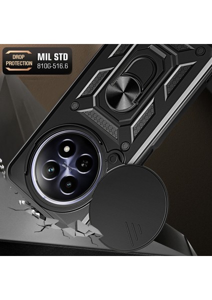 Realme 12 Pc+Tpu Parmak Yüzük Kickstand Telefon Kapağı (Yurt Dışından) modelleri
