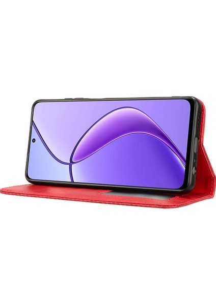 Realme 12/12X 5g Cüzdan Retro Deri Manyetik Kapanış Deri Kapak Çevirin (Yurt Dışından) fırsatları