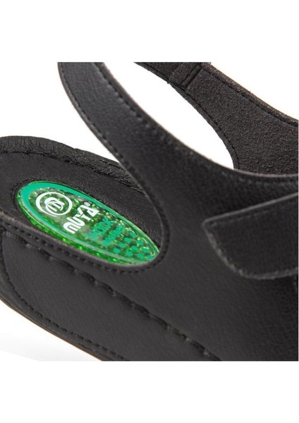 Capella 31123-001 Topuk Jelli Anatomik Taban Kadın Sandalet Siyah 36-40 fırsatları