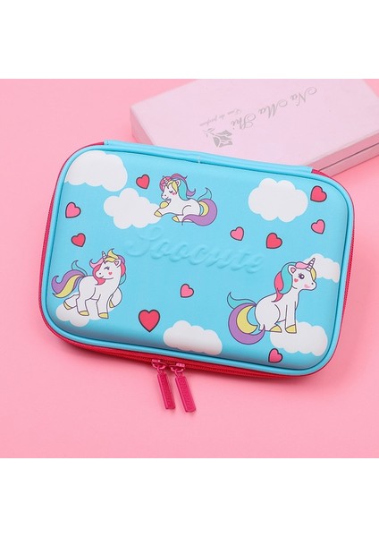 Sevimli Çizgi Pembe Tek Boynuzlu At Minecraft Kalem Kutusu Kalem Kutusu (Yurt Dışından)